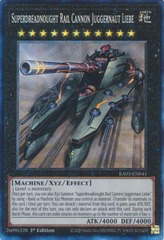 Superdreadnought Rail Cannon Juggernaut Liebe (Regular Art) - RA03-EN041 - Prismatic Collector's Rare - 1st Edition